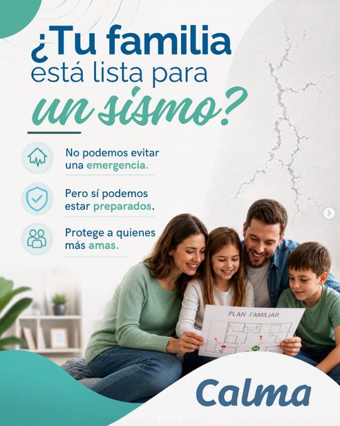 ¿Tu familia está lista para un sismo?