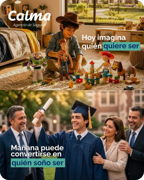 Hoy imagina quién quiere ser, mañana puede convertirse en quién soñó ser