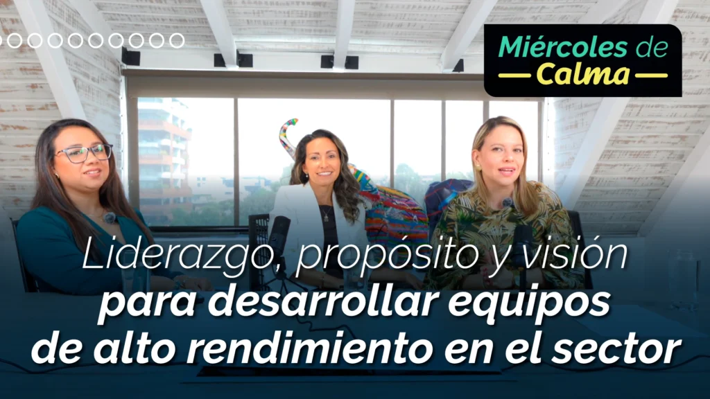 liderazgo, propósito y visión para desarrollar equipos de alto rendimiento en el sector calma